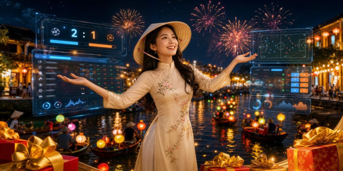 Không khí đêm Hội An với đèn lồng rực rỡ, nơi người dùng thường trải nghiệm game trực tuyến trên điện thoại